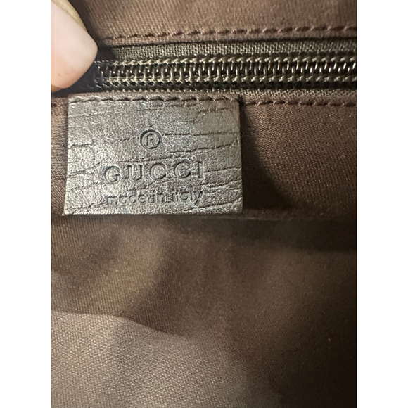 Gucci GG Monogram Messenger Bag Brown/Tan One Size - Picture 12 of 14